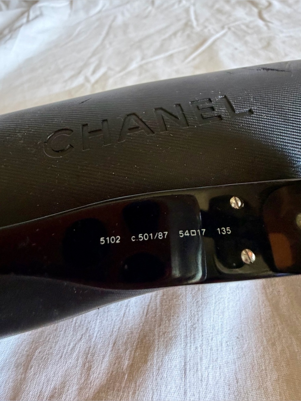 Chanel Black 5102 C501/87  54 17 135 with CC logo Sunglasses - Picture 8 of 13